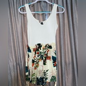 Medium Shein white flower romper